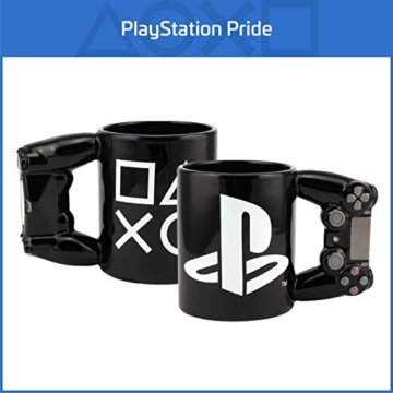 Paladone Playstation 4. Generation Controller Tasse – Keramik Kaffeetasse für Gamer, Schwarz - 2