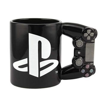 Paladone Playstation 4. Generation Controller Tasse – Keramik Kaffeetasse für Gamer, Schwarz - 1