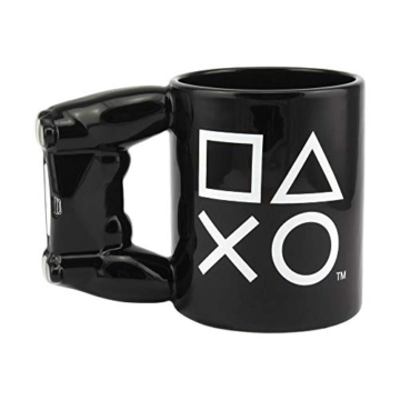 Paladone Playstation 4. Generation Controller Tasse – Keramik Kaffeetasse für Gamer, Schwarz - 6
