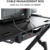 Dripex Ergonomischer Gaming Tisch, Schreibtisch Gaming mit Großer Oberfläche, Kohlefaser-Desktop, mit Getränke-, Gamepad- und Kopfhörerhalter - 5