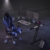 RGB Gaming Schreibtisch 140cm mit Fernbedienung mit LED-Beleuchtung Belastbar Arbeitstisch Gaming-Tisch Gaming-PC Computertisch Mit Getränkehalter und Kopfhörerhaken - 5