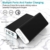 TOOSPON Powerbank 50000mAh mit Modischem und Einzigartigem Design, Schnellladefunktion für Handy, Tablets, Bluetooth-Kopfhörer, Lautsprecher und mehr (Schwarz) - 2