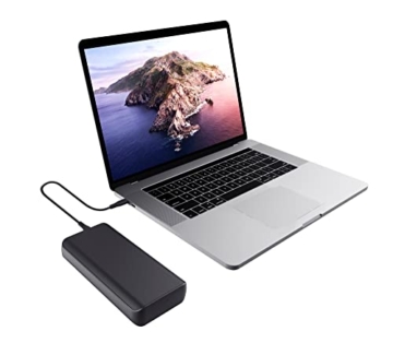 Trust Laro Powerbank 65W 20000mAh, Power Bank mit Schnellladefunktion, Power Delivery, Quick Charge 3.0, Mit USB-C Kabel, für Laptop/MacBook/MacBook Pro/MacBook Air Switch - 5
