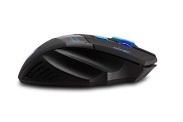 Zelotes Kabellose Maus Wireless Mouse, 2.4 GHz 7 Tasten 2400dpi LED Optische Gaming Gamer Maus,USB Schnurlos Mäuse für Notebook, PC, Mac, Laptop (schwarz) - 8