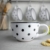City to Cottage® - Keramik XXL Tasse 500 ml | Kaffeebecher | Weiß und Schwarz | Polka Dots | Handgemacht | Keramik Geschirr | Große Tasse - 2