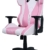 ELITE Gaming Stuhl Predator - Ergonomischer Bürostuhl - Schreibtischstuhl - Chefsessel - Sessel - Racing Gaming-Stuhl - Gamingstuhl - Drehstuhl - Chair - Kunstleder Sportsitz (Pink/Weiß) - 1