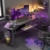 EUREKA ERGONOMIC Gaming Tisch, 182×76 cm Groß Gaming Schreibtisch mit Led ，Computertisch Mit Tastaturablage, Monitorständer, Kopfhöreraufhänger, Getränkehalter, für Home Office und Live-Streaming - 2