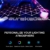 EUREKA ERGONOMIC RGB LED Gaming Tisch L Form 152.4 x 102.4 x 76.2cm, Gaming Schreibtisch Eckschreibtisch Computertisch, Musik Sync Lights Up Gehärtetes Glas Desktop, APP Steuerung - 4