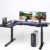Flexispot E3LB Gaming Tisch (180 x 120 cm) | Großer Ergonomischer Schreibtisch für Büro und Zuhause | höhenverstellbar mit 2 Motoren und 3-Fach Beine (Schwarz) - 1
