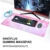 Gaming Mauspad, Mauspad XXL, Mouse Pad, Gaming Mousepad pc Unterlage, XXL Mauspad Computer, Maus Pad 800 x 400mm, Extended Gaming Matte Large Size, Mouspad Gamer rutschfest - Strapazierfähig Rosa - 6