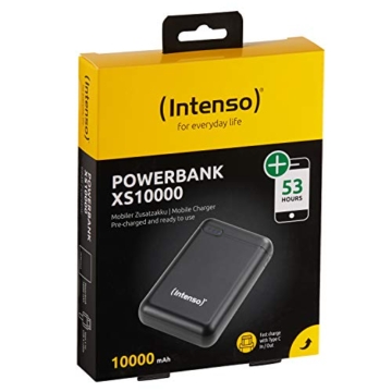 Intenso 7313530 Powerbank XS 10000, externes Ladegerät (10000mAh,geeignetfürSmartphone/TabletPC/MP3Player/Digitalkamera)schwarz - 2