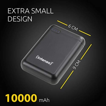 Intenso 7313530 Powerbank XS 10000, externes Ladegerät (10000mAh,geeignetfürSmartphone/TabletPC/MP3Player/Digitalkamera)schwarz - 5
