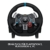 Logitech G29 Driving Force Gaming Rennlenkrad, Zweimotoriges Force Feedback, 900° Lenkbereich, Racing Leder-Lenkrad, Verstellbare Edelstahl Bodenpedale, für PS5, PS4, PC, Mac - Schwarz - 3