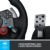 Logitech G29 Driving Force Gaming Rennlenkrad, Zweimotoriges Force Feedback, 900° Lenkbereich, Racing Leder-Lenkrad, Verstellbare Edelstahl Bodenpedale, für PS5, PS4, PC, Mac - Schwarz - 5