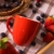 Mahlwerck XXL Jumbotasse, Große Porzellan-Kaffeetasse mit hoch-glänzender Oberfläche, in Rot, 450ml - 5