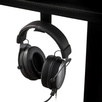 NITRO CONCEPTS D16E Gaming Tisch - Schreibtisch Computertisch 1600x800mm elektrisch höhenverstellbar Carbon Black (Schwarz) - 5
