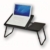 Relaxdays Laptoptisch Lapdesk Betttisch Betttablett Notebook-Tisch Beistelltisch Laptop BTH 60 cm x 35 cm x 24 cm Holz schwarz mit Leseklappe höhenverstellbar klappbar - 2