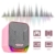 RUJIXU Lautsprecher für pc 2.0-USB Desktop-Lautsprecher RGB Beleuchtung pc-Lautsprecher pink Computer-Lautsprecher für Schreibtisch oder Laptop - 2