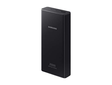 Samsung Powerbank 20 Ah, Akkukapazität 20.000 mAh, Schnellladen mit 25 Watt, schlankes Metall-Design, Triple-Port-Ladefähigkeit, LED-Anzeige, exklusiv auf Amazon, deutsche Version - 2