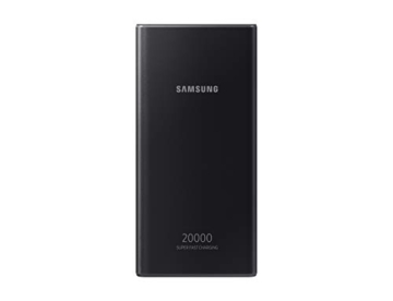 Samsung Powerbank 20 Ah, Akkukapazität 20.000 mAh, Schnellladen mit 25 Watt, schlankes Metall-Design, Triple-Port-Ladefähigkeit, LED-Anzeige, exklusiv auf Amazon, deutsche Version - 1