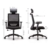 SIHOO Bürostuhl, ergonomischer Schreibtischstuhl, Drehstuhl mit hoher Rückenlehne, Lordosenstütze, verstellbare PU-Kopfstütze, Armlehnen- und Wippenfunktion, Home-Office-Stuhl aus Mesh (schwarz) - 7