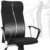SONGMICS Bürostuhl, ergonomischer Schreibtischstuhl, Drehstuhl, gepolsterter Sitz, Stoffbezug, höhenverstellbar und neigbar, bis 120 kg belastbar, schwarz OBN034B01 - 3