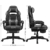 SONGMICS Gamingstuhl, Schreibtischstuhl mit Fußstütze, Bürostuhl mit Kopfstütze und Lendenkissen, höhenverstellbar, ergonomisch, 90-135° Neigungswinkel, bis 150 kg belastbar, schwarz-grau OBG073B03 - 5