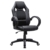 SONGMICS Racing Stuhl Bürostuhl Gaming Stuhl Chefsessel Drehstuhl PU, schwarz, OBG56B - 1