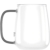 amapodo Tasse groß - Kaffeetasse Glas 700ml - Glastasse für heiße Getränke - Geschenke für Männer - Jumbotasse - XXL Coffee Glass Cup - Kaffee Glas mit Henkel Schwarz - 4
