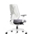 Dauphin Speed-o Comfort, ergonomischer Bürostuhl für das Homeoffice, höhenverstellbare Armlehnen, automatische Gewichtsanpassung (weiß | grau) - 4