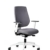 Dauphin Speed-o Comfort, ergonomischer Bürostuhl für das Homeoffice, höhenverstellbare Armlehnen, automatische Gewichtsanpassung (weiß | grau) - 1