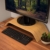 kalibri Bildschirm Holzständer TV Ständer - Computer Tisch Schreibtisch Aufsatz Monitorständer Bank - Schreibtischaufsatz aus Bambus in Hellbraun - 2