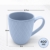 MIAMIO – 6 x 400 ml – Kaffeetassen Set / Becher– Moderne Keramik Tasse Matt – Kaffeetasse groß – Palmanova Kollektion (Ocean Blau) - 2