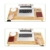 SONGMICS Laptoptisch, klappbarer und höhenverstellbarer Notebooktisch, mit Lüftungslöchern, für Links- und Rechtshänder, Betttisch aus Bambus mit Schublade, 72 x (21-29) x 35 cm (B x H x T) LLD004 - 4