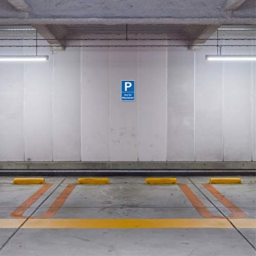 2 Stück Nur für Mitarbeiter Parkplatzschild 20 x 30 cm aus stabiler PVC Hartschaumplatte 3mm Parkplatz Schild für Angestellte / Beschäftigte UV-Schutz von STROBO - 3