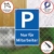 2 Stück Nur für Mitarbeiter Parkplatzschild 20 x 30 cm aus stabiler PVC Hartschaumplatte 3mm Parkplatz Schild für Angestellte / Beschäftigte UV-Schutz von STROBO - 4
