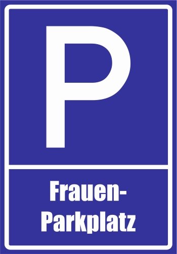 Kiwistar - Parkplatzschild - Frauenparkplatz - Alu-Verbund kein PVC! - 1