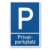 Komma Security Privatparkplatz - Parkverbot 20 x 30 cm Hinweisschild Verbotsschild Parkplatzschild - Warnung Autos Fahrzeuge Warnschild - Parkplatz Freihalten - 1
