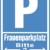Parkplatz-Schild - FRAUENPARKPLATZ - 308664 - Gr. 40x25cm - 1
