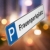printplanet® Parkplatzschild Frauenparkplatz - Schild aus 5 mm PVC Kunststoff - Größe 520 mm x 115 mm - 3