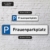 printplanet® Parkplatzschild Frauenparkplatz - Schild aus 5 mm PVC Kunststoff - Größe 520 mm x 115 mm - 4