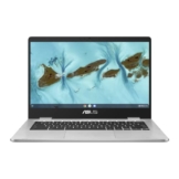 ASUS Chromebook C424 | 14" HD Anti-Glare Display | Intel Celeron N4020 | 8GB RAM | 64GB eMMC | Intel UHD Graphics 600 | ChromeOS | QWERTZ Tastatur | Silver - 1