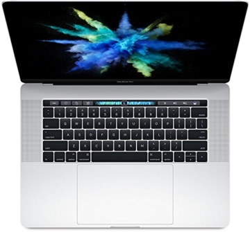 Late 2016 Apple MacBook Pro with 2.6GHz Intel Core i7 (15 inch, 16GB RAM, 256GB SSD) – Silber (Generalüberholt) - 