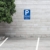 Hinweisschild 20x30cm Alu Verbundplatte für Zaun Tor Tür Pfosten wetterfest Aluminium Schild ohne Bohrungen Parkplatzschild (09 Parkplatz + Wunschtext) - 4