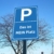 Personalisierbares Parkplatzschild mit eigenem Wunschtext, Schild mit eigenem Text, Schild mit Parkplatz-Motiv ,verschiedene Größen | Made in Germany | (DIN A4 (21 cm x 29,7 cm)) - 4