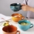 Disoza Groß Tasse 700 ml Keramik Kaffeetasse Müslischalen mit Henkel Kaffeebecher Kaffee Tee Tasse Müsli Suppen Ramen Salat Schale Schüssel Porzellan Kaffee Tasse Suppenschüssel - 2