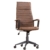 invicta INTERIOR Moderner Design Bürostuhl Lazio Highback Microfaser Vintage braun Chefsessel mit Armlehnen Drehstuhl Stuhl mit Rollen - 1