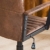 invicta INTERIOR Moderner Design Bürostuhl Lazio Highback Microfaser Vintage braun Chefsessel mit Armlehnen Drehstuhl Stuhl mit Rollen - 7