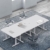 JUMMICO Höhenverstellbarer Schreibtisch 120x60 cm mit USB-Buchse und Kabelwanne, Schreibtisch Höhenverstellbar Elektrisch Verstellbarer Computertisch, Steh-Sitztisch Stehpult Stehschreibtisch(Weiß) - 7