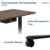 JUMMICO Höhenverstellbarer Schreibtisch 160 x 80 cm, Schreibtisch Höhenverstellbar Elektrisch Stehpult mit USB und Kabelwanne, Ergonomischer Steh-Sitz Tisch mit 360°Rollen, Nussbaum - 6